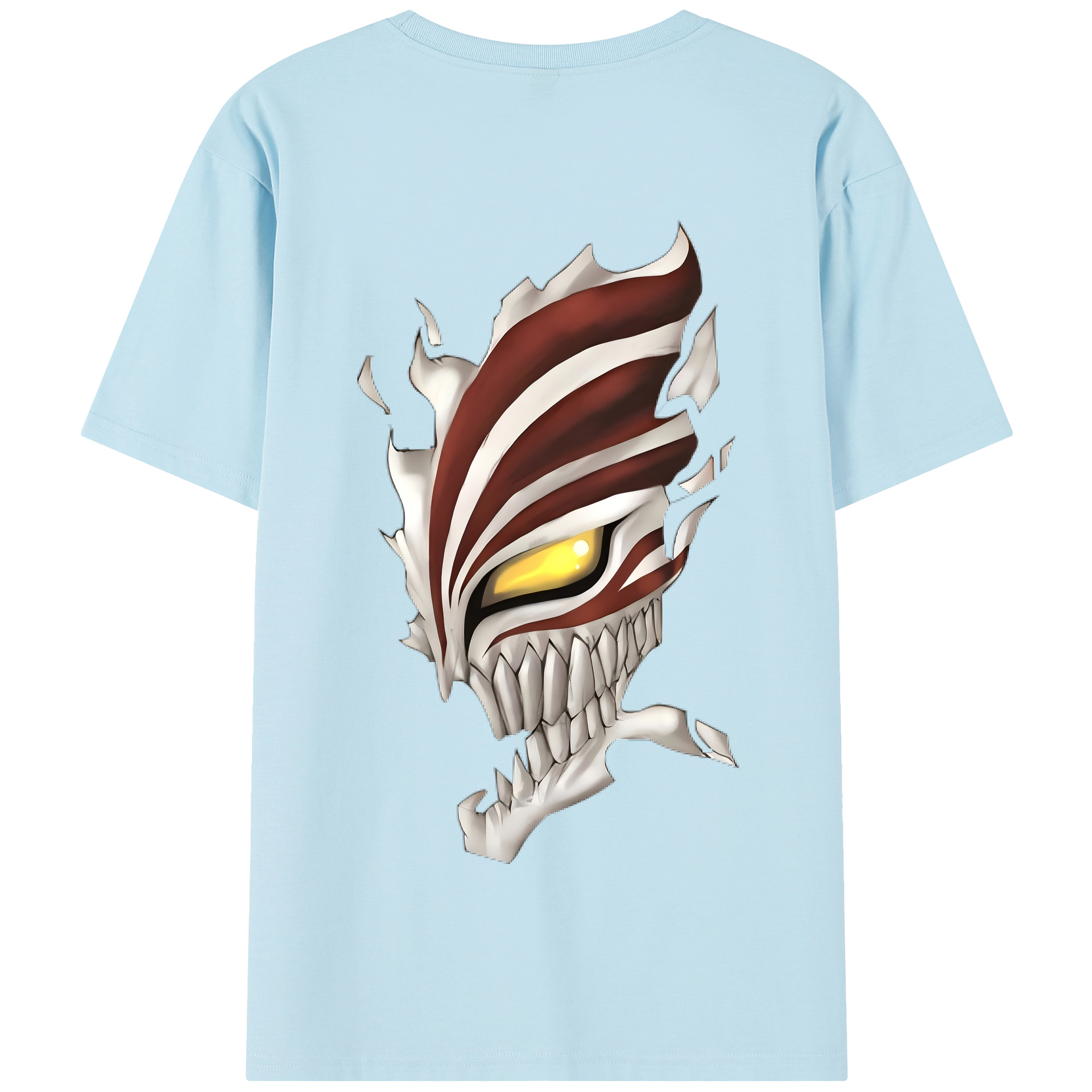 （画像用） ブリーチ 黒崎一護（くろさき いちご）BLEACH Kurosaki Ichigo 綿100％半袖Tシャツ（背面プリント）